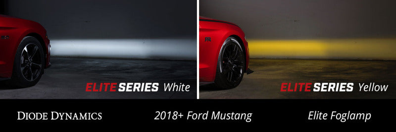 Diode Dynamics Elite Series Combination Fog Lamp for 18-21 Ford Mustang - Yellow (Pair) Diode Dynamics