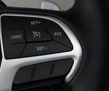 Load image into Gallery viewer, Z Automotive buttons installed on Dodge Charger steering wheel