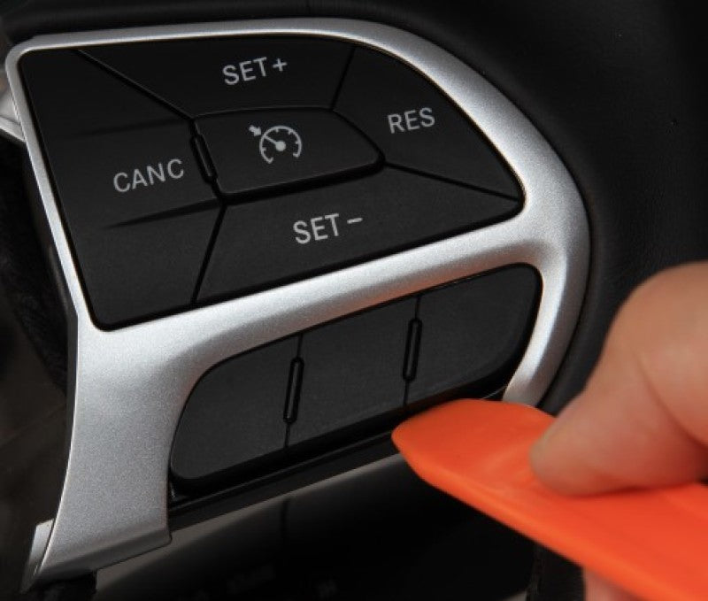 Z Automotive Tazer with aux buttons installed on steering wheel