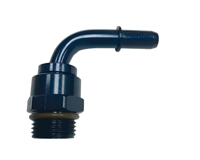 Fragola 7/8-14 (10) ORB x 3/8in Male EFI Quick Disconnect 90 Degree Fragola