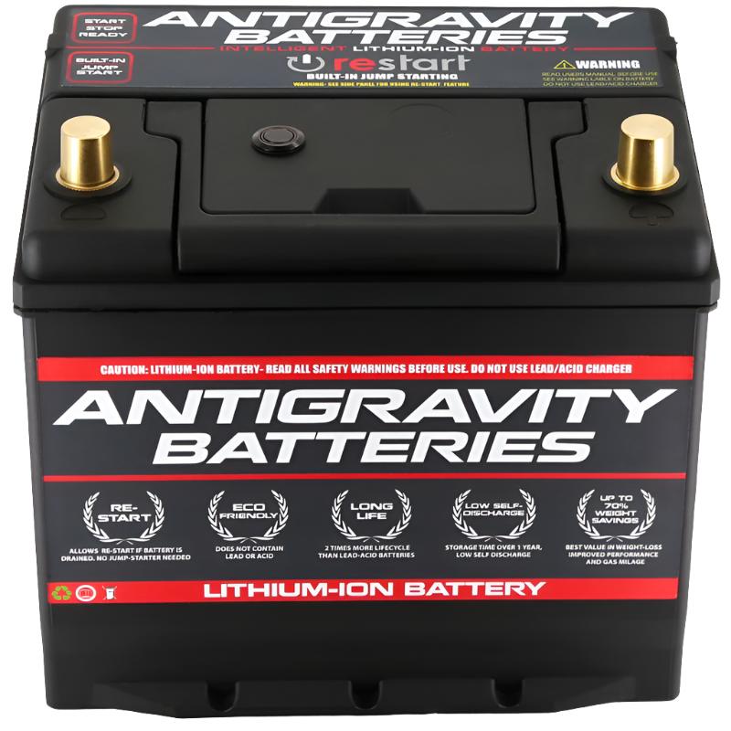 Antigravity Group 27 Lithium Car Battery w/Re-Start Antigravity Batteries 60Ah