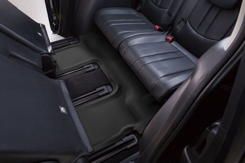3D MAXpider 2014-2020 Acura MDX Kagu 3rd Row Floormats - Black-Floor Mats - Rubber-3D MAXpider