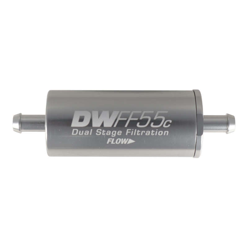 DeatschWerks 5/16in 10 Micron 55mm In-Line Fuel Filter Kit-Fuel Filters-DeatschWerks