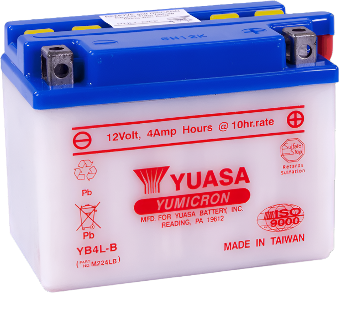Yuasa 12N14-3A Conventional 12 Volt Battery-Batteries-Yuasa Battery