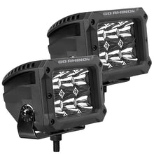 Load image into Gallery viewer, Go Rhino Xplor Bright Series Rectangle LED Spot Light Kit (Surface/Thread Stud Mnt) 4x3 - Blk (Pair) Go Rhino