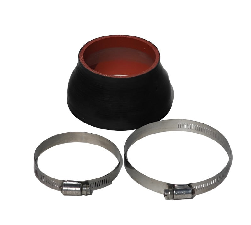 Granatelli 4in-3in Silicone Reducer Sleeve w/Clamps Granatelli Motor Sports