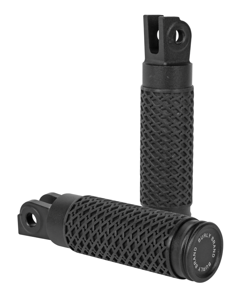 Burly Brand Slash Cut Rider Front Peg Set Burly Brand