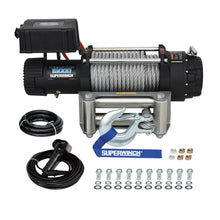 Load image into Gallery viewer, Superwinch 15000 LBS 12V DC 7/16in x 82ft Wire Rope Tiger Shark 11500 Winch Superwinch