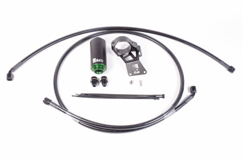 Radium Engineering Mitsubishi Evo X Fuel Hanger Feed Kit - Microglass Filter Radium Engineering