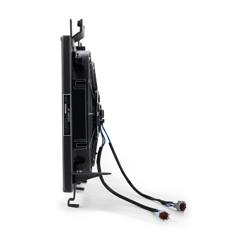 Mishimoto 01-07 Subaru WRX/STI PNP Aluminum Fan Shroud Black-Fans & Shrouds-Mishimoto