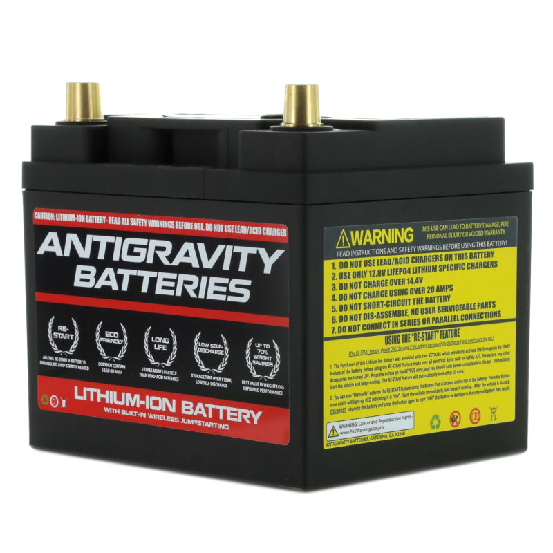 Antigravity Group 26 Lithium Car Battery w/Re-Start 20Ah
