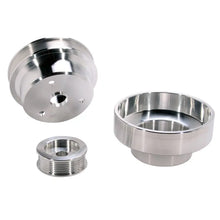 Load image into Gallery viewer, BBK 88-95 GM Truck 4.3 5.0 5.7 Underdrive Pulley Kit - Lightweight CNC Billet Aluminum (3pc) BBK