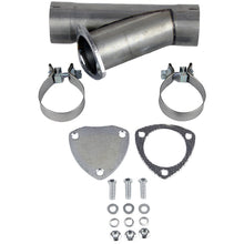Load image into Gallery viewer, Granatelli 3.0in Aluminized Mild Steel Manual Exhaust Cutout w/Slip Fit/Band Clamp Granatelli Motor Sports