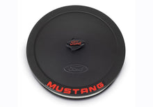 Load image into Gallery viewer, Ford Racing Air Cleaner Kit - Black Crinkle Finish w/ Red Mustang Emblem Ford Racing
