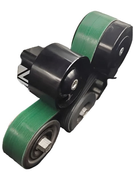 AAD Performance C022-0006 adjustable idler pulley, black finish view, image 2 of 8