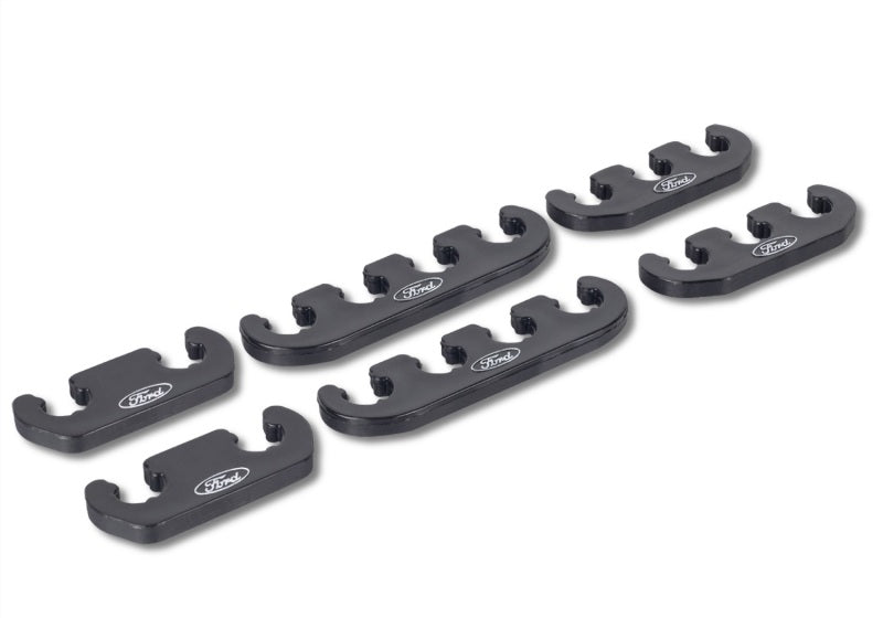 Ford Racing Wire Dividers 4 to 3 to 2 - Black w/ White Ford Logo Ford Racing