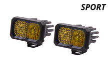 Load image into Gallery viewer, Diode Dynamics Stage Series 2 In LED Pod Sport - Yellow Flood Standard ABL (Pair) Diode Dynamics