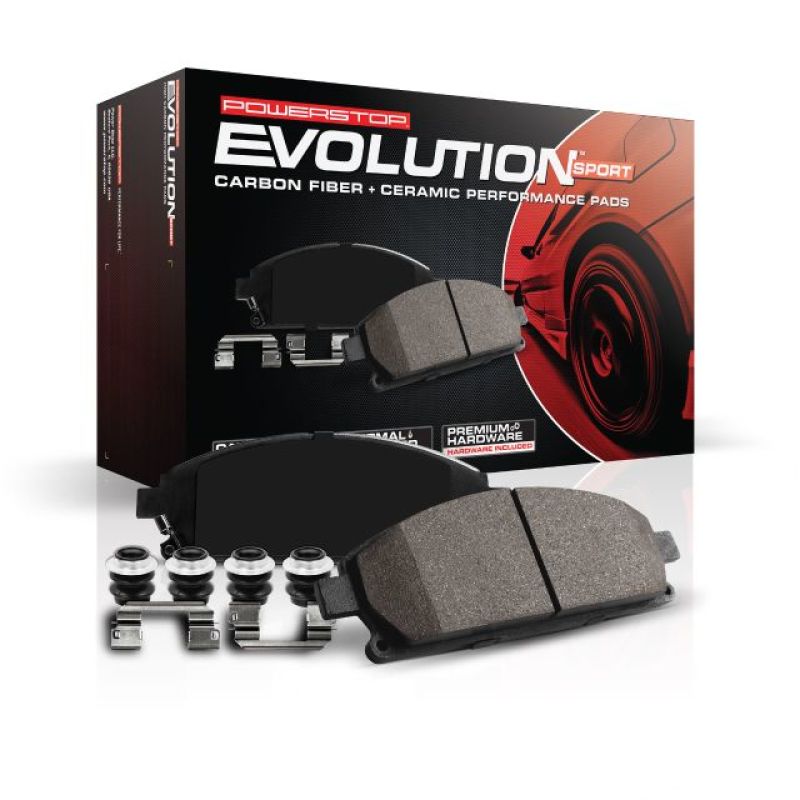 Power Stop 03-05 Infiniti G35 Rear Z23 Evolution Sport Brake Pads w/Hardware-Brake Pads - Performance-PowerStop