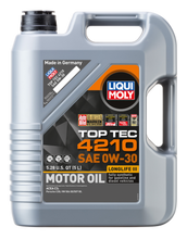 Load image into Gallery viewer, LIQUI MOLY 5L Top Tec 4210 Motor Oil SAE 0W30 LIQUI MOLY