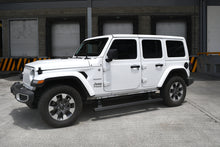 Load image into Gallery viewer, Go Rhino 18-23 Jeep Wrangler 4dr E-BOARD E1 Electric Running Board Kit (Drilling Req.) - Tex. Blk Go Rhino