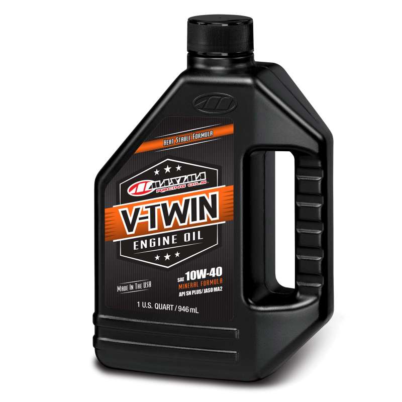 Maxima V-Twin Mineral 10w40 - 1 Liter-Motor Oils-Maxima