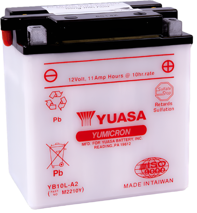 Yuasa YB10L-A2 Yumicron 12 Volt Battery-Batteries-Yuasa Battery