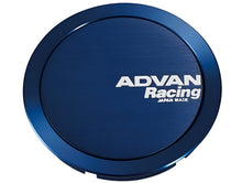 Load image into Gallery viewer, Advan 73mm Full Flat Centercap - Blue Anodized - Black Ops Auto Works
