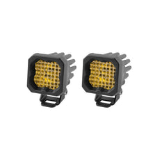 Load image into Gallery viewer, Diode Dynamics Stage Series C1 LED Pod Sport - Yellow Wide Standard ABL (Pair)-Light Accessories and Wiring-Diode Dynamics-691026129310-
