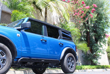Load image into Gallery viewer, Go Rhino 21-24 Ford Bronco 4WD 4dr (Excl. Bronco Sport) Frame Mount Sliders - Tex. Blk Go Rhino