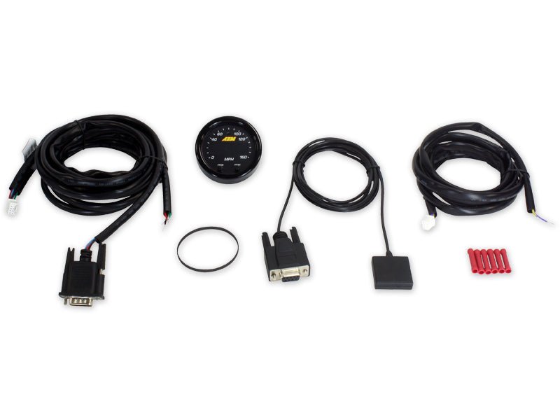 AEM X-Series 0-160 MPH Black Bezel w/ Black Face GPS Speedometer Gauge - Black Ops Auto Works