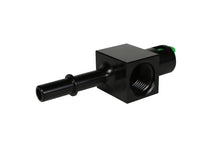 Load image into Gallery viewer, Aeromotive 3/8in Quick Connect with AN-08 port and 1/8in gauge port - Black Ops Auto Works