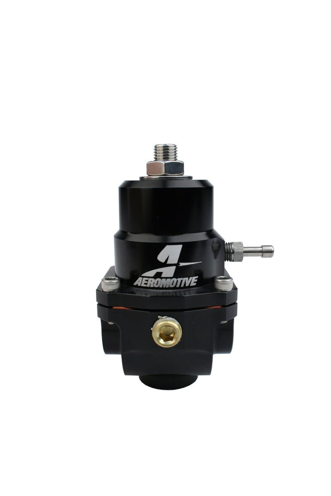 Aeromotive Adjustable Regulator - 3-15PSI - .313 Valve - (2) -08 Inlets/ -08 Return - Black Ops Auto Works