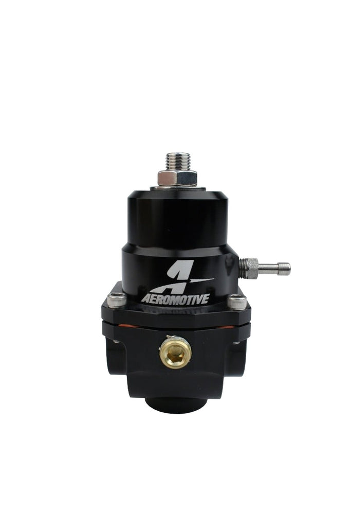 Aeromotive Adjustable Regulator - 35-75PSI - .188 Valve - (2) -08 Inlets/-08 Return - Black Ops Auto Works