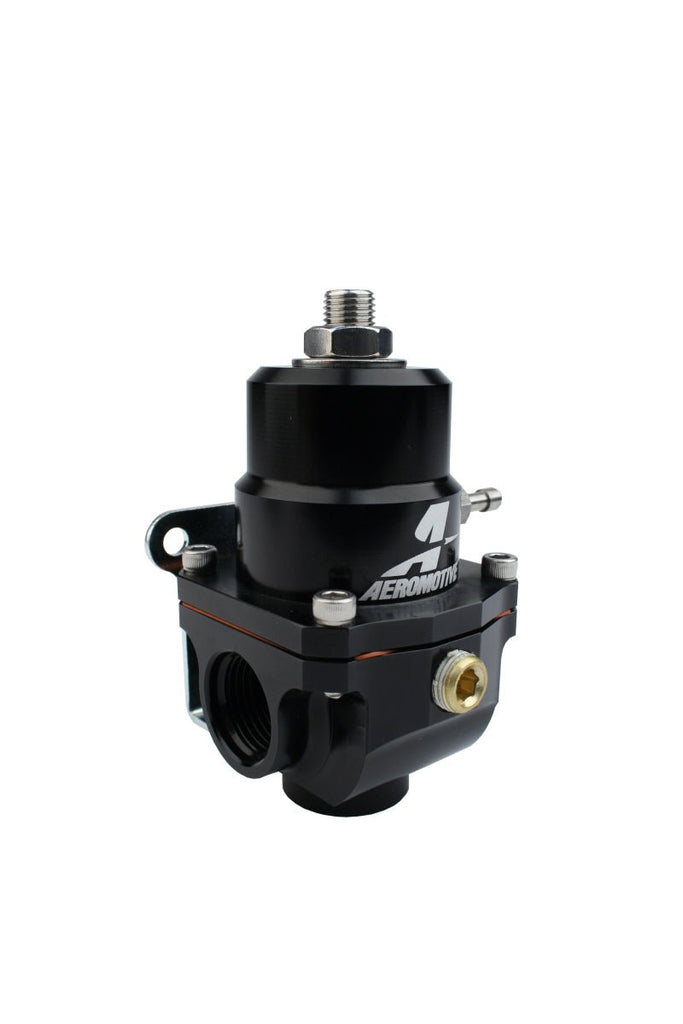Aeromotive Adjustable Regulator - 35-75PSI - .188 Valve - (2) -08 Inlets/-08 Return - Black Ops Auto Works
