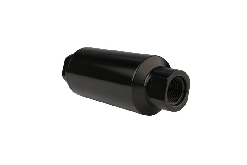 Aeromotive In-Line Filter - AN-10 - Black - 100 Micron - Black Ops Auto Works