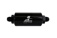 Load image into Gallery viewer, Aeromotive In-Line Filter - (AN -8 Male) 40 Micron Stainless Mesh Element Bright Dip Black Finish - Black Ops Auto Works