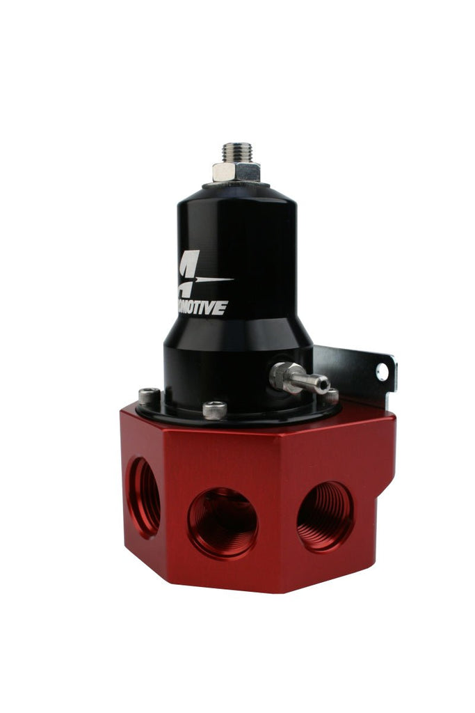 Aeromotive Regulator - 30-120 PSI - .500 Valve - 4x AN-08 and AN-10 inlets / AN-10 Bypass - Black Ops Auto Works