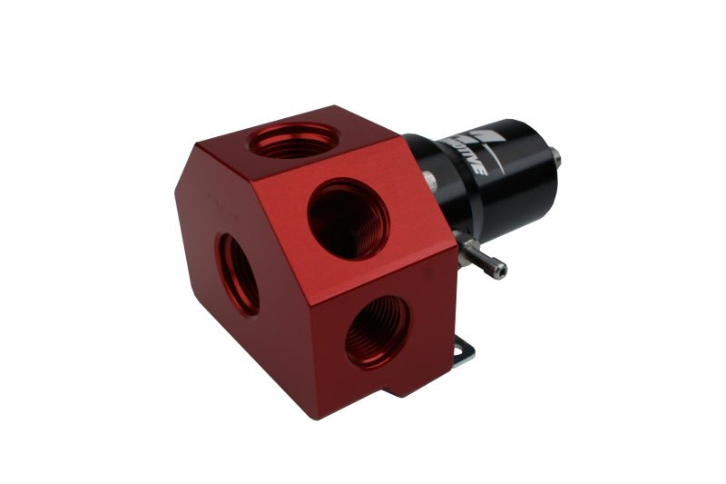 Aeromotive Regulator - 30-120 PSI - .500 Valve - 4x AN-08 and AN-10 inlets / AN-10 Bypass - Black Ops Auto Works