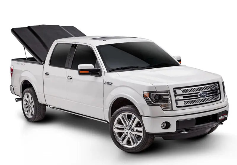 UnderCover 2021 Ford F-150 Ext/Crew Cab 6.5ft Elite Bed Cover - Black Textured Undercover