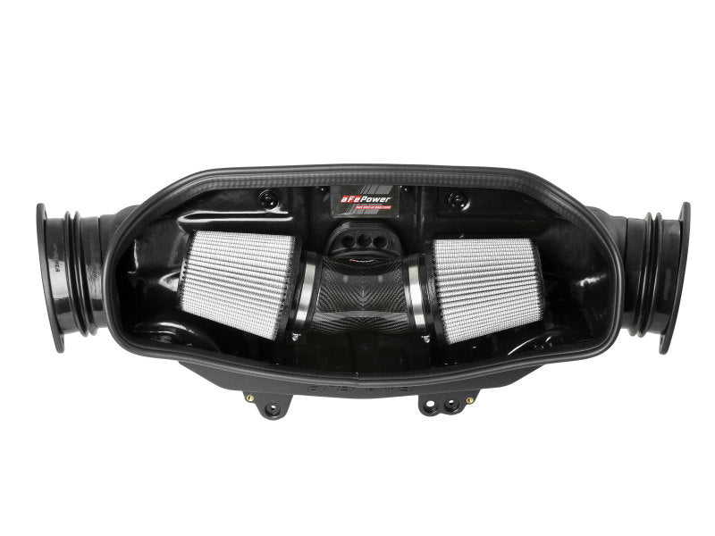 aFe 2020 Corvette C8 Track Series Carbon Fiber Cold Air Intake System With Pro DRY S Filters - Black Ops Auto Works