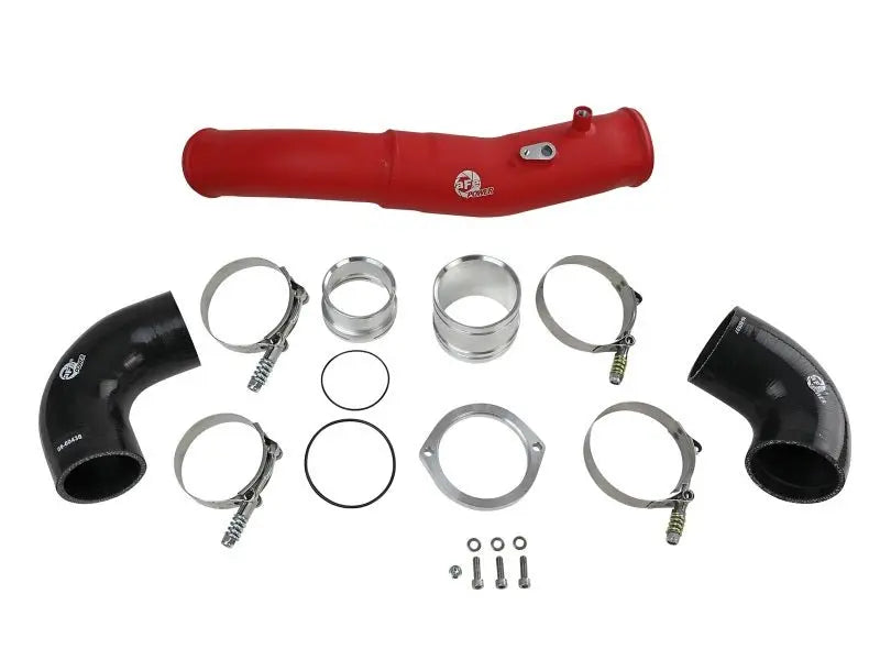 aFe 2020 Toyota Supra 3.0L 3in Red Intercooler Tube - Hot - Black Ops Auto Works