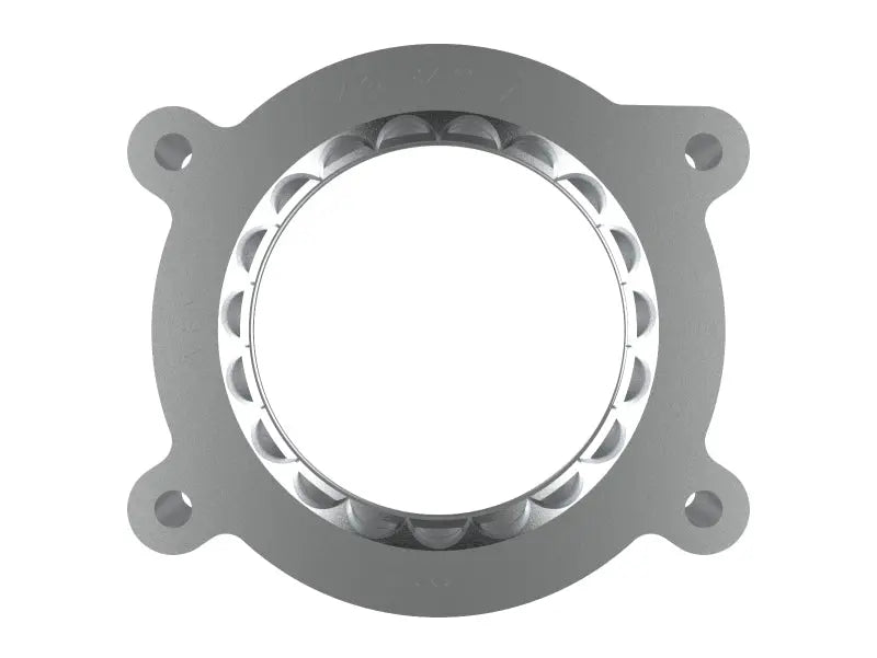 aFe 2020 Vette C8 Silver Bullet Aluminum Throttle Body Spacer Works w/ Factory Intake Only - Silver - Black Ops Auto Works