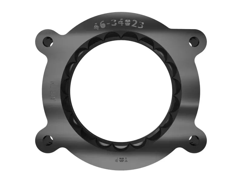 aFe 2020 Vette C8 Silver Bullet Aluminum Throttle Body Spacer / Works With aFe Intake Only - Black - Black Ops Auto Works