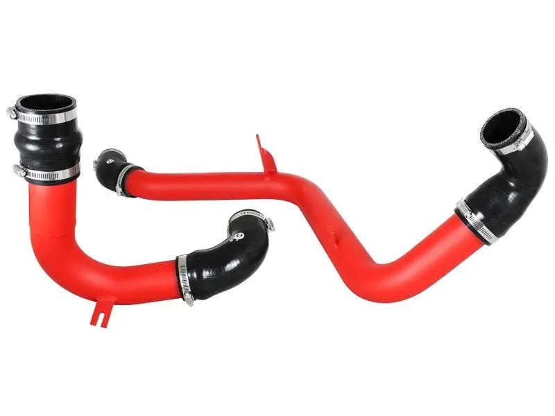 aFe BladeRunner 2.5in Red Intercooler Tubes Hot and Cold Side 12-16 Ford Focus ST 2.0L (t) - Black Ops Auto Works