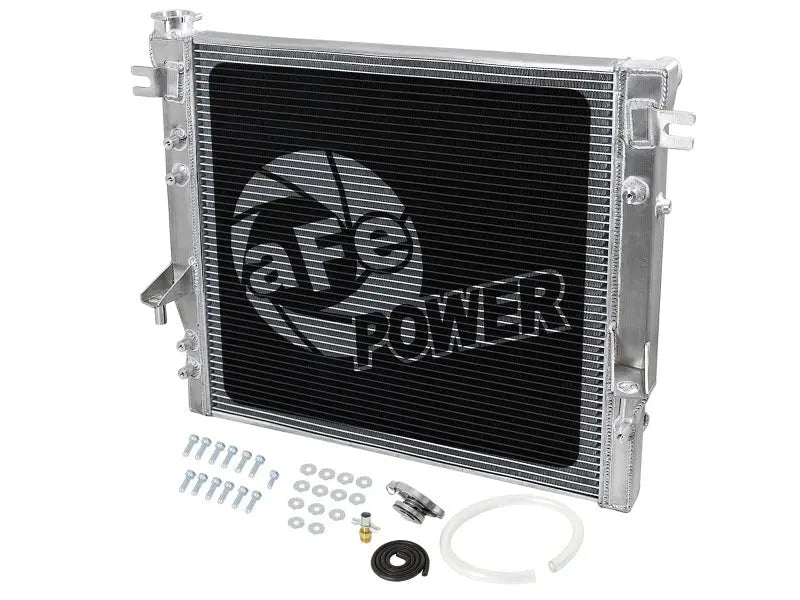 aFe BladeRunner Street Series Tube & Fin Aluminum Radiator 07-18 Jeep Wrangler (JK) V6-3.6L/3.8L - Black Ops Auto Works