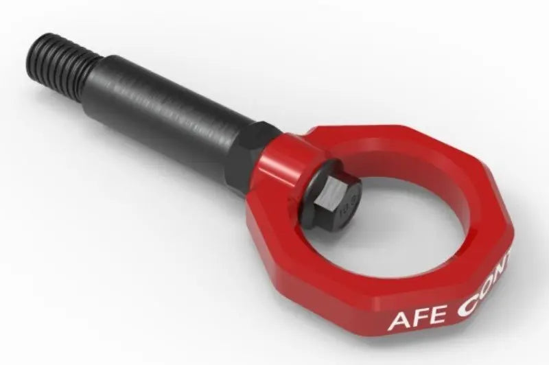 aFe Control Front Tow Hook Red 20-21 Toyota GR Supra (A90) - Black Ops Auto Works