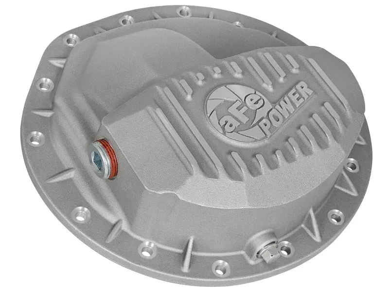 afe Front Differential Cover (Raw; Street Series); Dodge Diesel Trucks 03-12 L6-5.9/6.7L (td) - Black Ops Auto Works