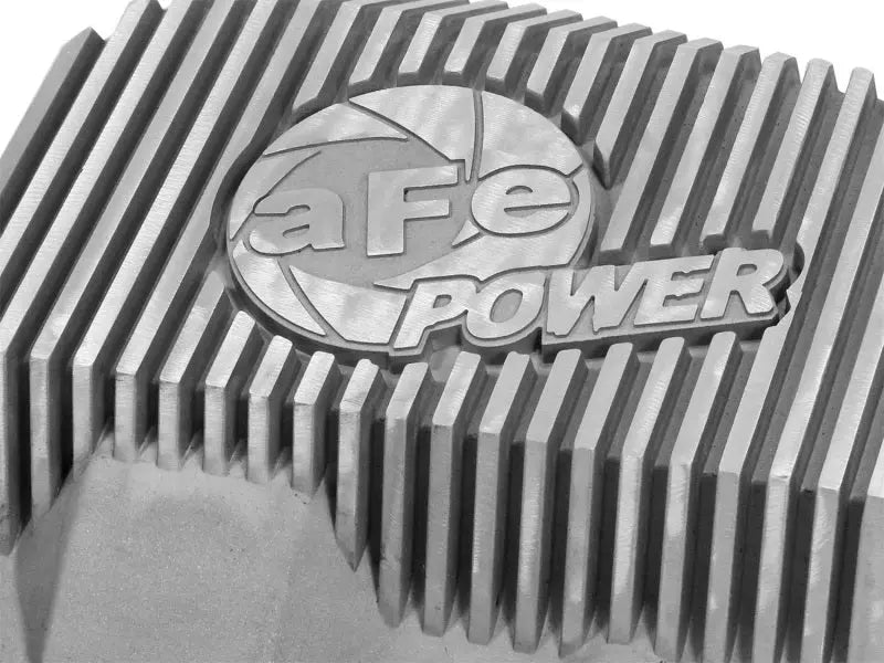 afe Front Differential Cover (Raw; Street Series); Ford Diesel Trucks 94.5-14 V8-7.3/6.0/6.4/6.7L - Black Ops Auto Works