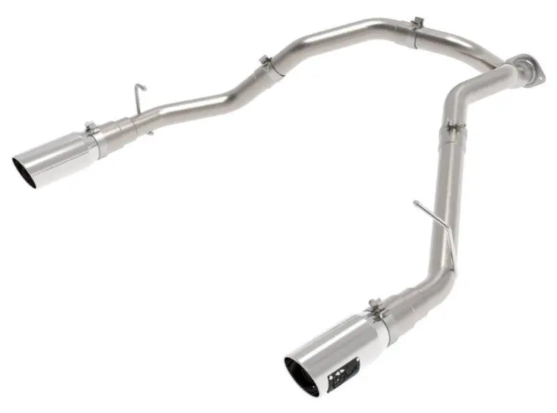 aFe Large Bore-HD 3in 409SS DPF-Back Exhaust System w/ Polished Tip RAM 1500 20-21 V6-3.0 - Black Ops Auto Works