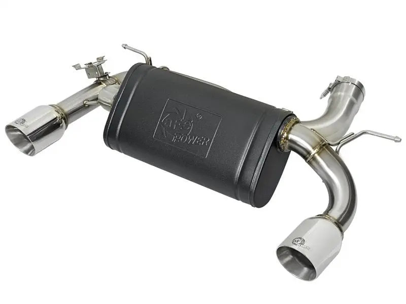 aFe MACHForce XP 16-17 BMW 340i/iX 440i/iX L6-3.0L (t) SS Axle-Back Exhaust w/Polished Tips - Black Ops Auto Works